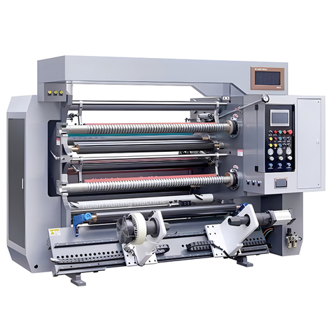 أوتوماتيكي 1300 عرض عالي السرعة ورق لاصق فيلم BOPP لفة لفة لفة عودة الجهاز